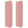 Cabecero de terciopelo rosa 103x16x78/88 cm de vidaXL, Cabeceros y pies de cama - Ref: Foro24-3119249, Precio: 59,48 €, Descu...