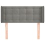 Cabecero de terciopelo gris claro 103x16x78/88 cm de vidaXL, Cabeceros y pies de cama - Ref: Foro24-3119244, Precio: 56,05 €,...