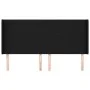 Cabecero con orejas de tela negro 203x16x118/128 cm de vidaXL, Cabeceros y pies de cama - Ref: Foro24-3119324, Precio: 117,19...