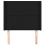 Cabecero con orejas de cuero sintético negro 83x16x118/128 cm de vidaXL, Cabeceros y pies de cama - Ref: Foro24-3119372, Prec...