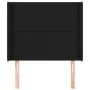 Headboard with black synthetic leather ears 83x16x118/128 cm by vidaXL, Headboards and footboards - Ref: Foro24-3119372, Pric...