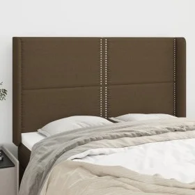 Cabecero con orejas de tela gris claro 147x16x118/128 cm de vidaXL, Cabeceros y pies de cama - Ref: Foro24-3119441, Precio: 9...