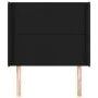 Cabecero con orejas de cuero sintético negro 103x16x118/128 cm de vidaXL, Cabeceros y pies de cama - Ref: Foro24-3119384, Pre...