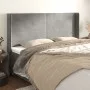 Headboard with light gray velvet ears 163x16x118/128 cm by vidaXL, Headboards and footboards - Ref: Foro24-3119354, Price: 11...