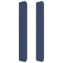 Headboard with blue fabric ears 183x16x118/128 cm by vidaXL, Headboards and footboards - Ref: Foro24-3119600, Price: 115,26 €...