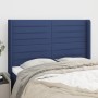 Cabecero con orejas de tela azul 147x16x118/128 cm de vidaXL, Cabeceros y pies de cama - Ref: Foro24-3119724, Precio: 123,27 ...