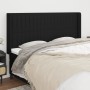 Cabecero con orejas de tela negro 183x16x118/128 cm de vidaXL, Cabeceros y pies de cama - Ref: Foro24-3119834, Precio: 116,87...