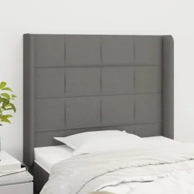 Kopfteil mit dunkelgrauen Stoffohren 93x16x118/128 cm von vidaXL, Kopf- und Fußteile - Ref: Foro24-3119563, Preis: 66,19 €, R...