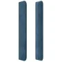Headboard with dark blue velvet ears 83x16x118/128 cm by vidaXL, Headboards and footboards - Ref: Foro24-3119950, Price: 85,9...
