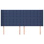 Cabecero con orejas de tela azul 183x16x118/128 cm de vidaXL, Cabeceros y pies de cama - Ref: Foro24-3120034, Precio: 134,94 ...