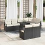 Conjunto de sofá de jardín 9 pcs Negro Poliratán en Sofás de exterior | Comprar online en Foru.es