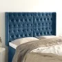 Headboard with dark blue velvet ears 147x16x118/128 cm by vidaXL, Headboards and footboards - Ref: Foro24-3119968, Price: 136...