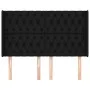 Headboard with black fabric ears 163x16x118/128 cm by vidaXL, Headboards and footboards - Ref: Foro24-3119924, Price: 152,44 ...