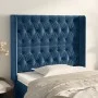 Kopfteil mit dunkelblauen Samtohren 93x16x118/128 cm von vidaXL, Kopf- und Fußteile - Ref: Foro24-3119956, Preis: 101,77 €, R...