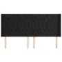 Headboard with black velvet ears 203x16x118/128 cm by vidaXL, Headboards and footboards - Ref: Foro24-3119984, Price: 161,96 ...