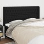 Cabecero con orejas de tela negro 183x16x118/128 cm de vidaXL, Cabeceros y pies de cama - Ref: Foro24-3119932, Precio: 141,18...