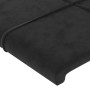 Cabecero con orejas de terciopelo negro 93x16x118/128 cm de vidaXL, Cabeceros y pies de cama - Ref: Foro24-3119618, Precio: 8...