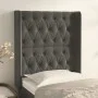 Kopfteil mit dunkelgrauen Samtohren 83x16x118/128 cm von vidaXL, Kopf- und Fußteile - Ref: Foro24-3119947, Preis: 90,58 €, Ra...