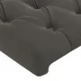 Headboard with dark gray velvet ears 183x16x118/128 cm by vidaXL, Headboards and footboards - Ref: Foro24-3119977, Price: 135...