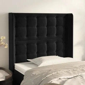 Kopfteil mit schwarzen Samtohren 83x16x118/128 cm von vidaXL, Kopf- und Fußteile - Ref: Foro24-3120046, Preis: 70,54 €, Rabat...