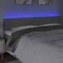 Cabecero con LED de tela gris claro 200x5x78/88 cm de vidaXL, Cabeceros y pies de cama - Ref: Foro24-3121354, Precio: 66,03 €...