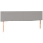 Cabecero con LED de tela gris claro 200x5x78/88 cm de vidaXL, Cabeceros y pies de cama - Ref: Foro24-3121354, Precio: 66,78 €...