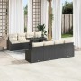 Conjunto de sofá de jardín 9 pcs Negro ratán sintético en Sofás de exterior | Comprar online en Foru.es