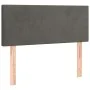 Dunkelgraues Samtkopfteil mit LED 90x5x78/88 cm von vidaXL, Kopf- und Fußteile - Ref: Foro24-3121369, Preis: 46,29 €, Rabatt: %