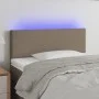 Headboard with LED in taupe gray fabric 100x5x78/88 cm by vidaXL, Headboards and footboards - Ref: Foro24-3121326, Price: 48,...