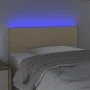 Kopfteil aus cremefarbenem Stoff mit LED 90x5x78/88 cm von vidaXL, Kopf- und Fußteile - Ref: Foro24-3121319, Preis: 53,68 €, ...