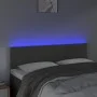 Cabecero con LED de terciopelo gris oscuro 144x5x78/88 cm de vidaXL, Cabeceros y pies de cama - Ref: Foro24-3121381, Precio: ...