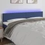 Cabecero con LED de tela azul 160x5x78/88 cm de vidaXL, Cabeceros y pies de cama - Ref: Foro24-3121344, Precio: 69,82 €, Desc...