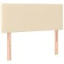 Cream fabric headboard with LED 80x5x78/88 cm by vidaXL, Headboards and footboards - Ref: Foro24-3121311, Price: 53,76 €, Dis...
