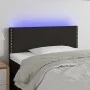 Cabecero con LED de tela negro 100x5x78/88 cm de vidaXL, Cabeceros y pies de cama - Ref: Foro24-3121464, Precio: 39,99 €, Des...