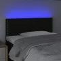 Black fabric headboard with LED 100x5x78/88 cm by vidaXL, Headboards and footboards - Ref: Foro24-3121464, Price: 39,99 €, Di...