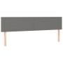 Cabecero con LED de tela gris oscuro 160x5x78/88 cm de vidaXL, Cabeceros y pies de cama - Ref: Foro24-3121339, Precio: 67,42 ...