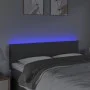 Cabecero con LED de tela gris oscuro 144x5x78/88 cm de vidaXL, Cabeceros y pies de cama - Ref: Foro24-3121331, Precio: 70,77 ...