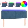 Dark brown velvet LED headboard 144x5x78/88 cm by vidaXL, Headboards and footboards - Ref: Foro24-3121384, Price: 53,95 €, Di...