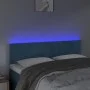 Dark brown velvet LED headboard 144x5x78/88 cm by vidaXL, Headboards and footboards - Ref: Foro24-3121384, Price: 53,95 €, Di...
