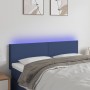 Cabecero con LED de tela azul 144x5x78/88 cm de vidaXL, Cabeceros y pies de cama - Ref: Foro24-3121336, Precio: 62,01 €, Desc...