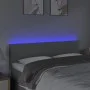 Cabecero con LED de tela gris claro 144x5x78/88 cm de vidaXL, Cabeceros y pies de cama - Ref: Foro24-3121330, Precio: 64,82 €...