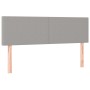 Cabecero con LED de tela gris claro 144x5x78/88 cm de vidaXL, Cabeceros y pies de cama - Ref: Foro24-3121330, Precio: 61,56 €...