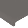 Cabecero con LED cuero sintético gris 80x5x78/88 cm de vidaXL, Cabeceros y pies de cama - Ref: Foro24-3121408, Precio: 48,04 ...