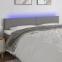 Cabecero con LED de tela gris oscuro 200x5x78/88 cm de vidaXL, Cabeceros y pies de cama - Ref: Foro24-3121355, Precio: 74,50 ...