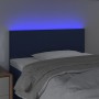 Cabecero con LED de tela azul 100x5x78/88 cm de vidaXL, Cabeceros y pies de cama - Ref: Foro24-3121328, Precio: 44,55 €, Desc...