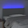 Light gray fabric headboard with LED 90x5x78/88 cm by vidaXL, Headboards and footboards - Ref: Foro24-3121454, Price: 44,08 €...