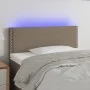 Cabecero con LED de tela gris taupe 90x5x78/88 cm de vidaXL, Cabeceros y pies de cama - Ref: Foro24-3121458, Precio: 48,91 €,...