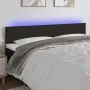 Black fabric headboard with LED 180x5x78/88 cm by vidaXL, Headboards and footboards - Ref: Foro24-3121348, Price: 69,28 €, Di...