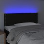 Cabecero con LED de tela negro 80x5x78/88 cm de vidaXL, Cabeceros y pies de cama - Ref: Foro24-3121448, Precio: 35,62 €, Desc...