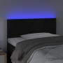 Cabecero con LED de terciopelo negro 90x5x78/88 cm de vidaXL, Cabeceros y pies de cama - Ref: Foro24-3121370, Precio: 44,01 €...